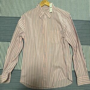 J. Crew Pink and Blue Striped Button Down Shirt
